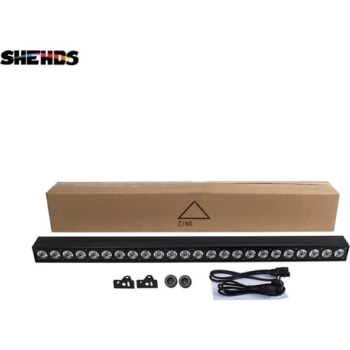 SHEHDS LED Wall Wash 24x9W RGB Light Color Mixing Colorful Effect For Party Christmas Bar Lamp Laser Stage Wall Washer Backlight