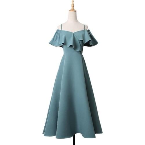 EA Summer Ruffle Spaghetti Strap Dress Women Fashion Korean Backless Slip Elegant Solid A-Line Party Dresses Sexy Plus Size 4XL
