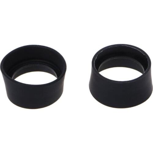 2pcs Soft Rubber Eyepiece Eye Shield 29-30mm Eye Guards Cups Eyepiece Covers For Binocular Microscope