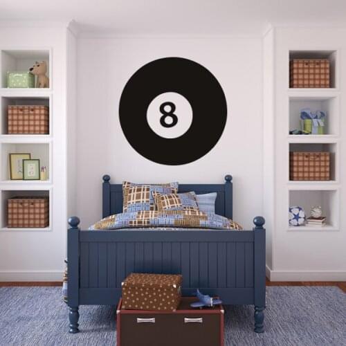 8 Ball Pool Pub Wall Stickers Games Sports And Hobbies Wall Stickers Games Decals High Quality Wall Decal Hot Sale Mural SA340