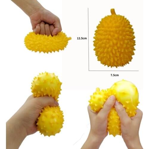 Durian Fidget Toys Anti Stress Durian Ball Squeeze Toys Funny Simple Simulate Fruit Kids Decompression Toy Children Kids Toys