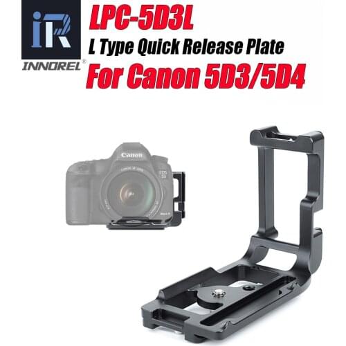 INNOREL LPC-5D3 Quick Release L Plate For Nikon 5D3 5D4 Tripod Ball Head
