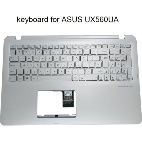 UK Palmrest keyboard backlight for Asus zenbook UX560 UX560UA UX560U Q504UA GB qwerty laptop keyboards cover New 0KNB0-662SUK00
