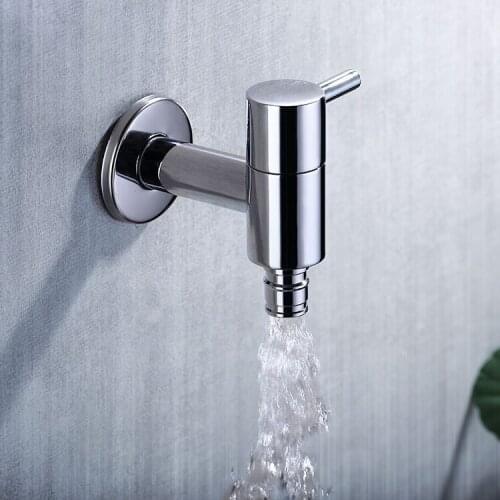 Bathroom Mopping Pool Dedicated Single Cold Small Faucet Round Copper Washing Machine Faucet Project