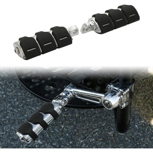 Motorcycle Male Mount-Style Footpegs Footrest For Harley Softail FXST Fatboy FXWG FXS Ultra Classic FXST FLSTF FLHT