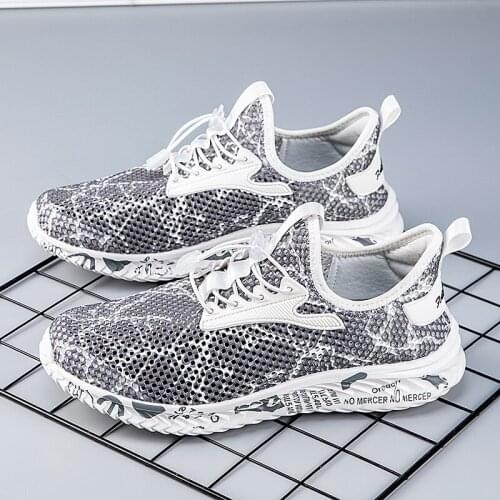 Mens Shoes 2021 Summer New Mens Casual Sports Shoes Youth Breathable Mesh Shoes Mens Shoes Large Size Hot Trendy Shoes