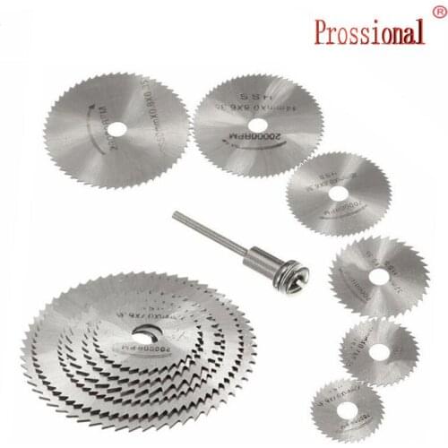 New 7pcs Mini HSS Circular Saw Blade Rotary Tool For Dremel Metal Cutter Power Tool Set Wood Cutting Discs Drill Woodworking Too