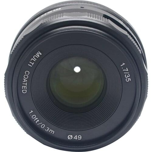 Meike MK-35mm F1.7 APS-C Large Aperture Manual Prime Fixed Multi Coated Focus Lens For Fujifilm X-Mount