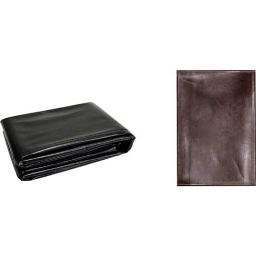 Upgrade 7/8/9FT Heavy Duty PU Leather Billiard Pool Table Cover, Waterproof 7/8/9 Foot Fitted Protection Cover