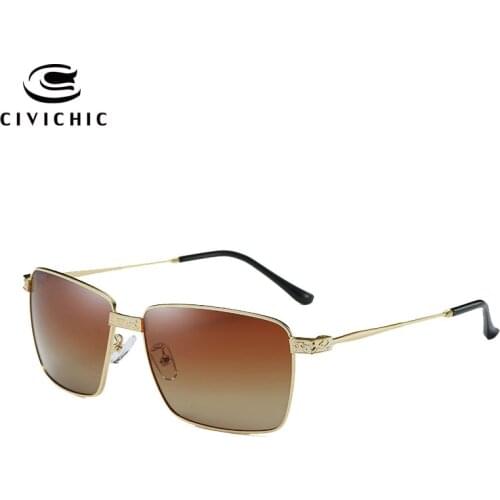 Chic Brand Designer Polarized Sunglasses Men Alloy Driving Glasses UV400 Eyewear Classic Oculos Fishing Gafas De Sol Hombre E215