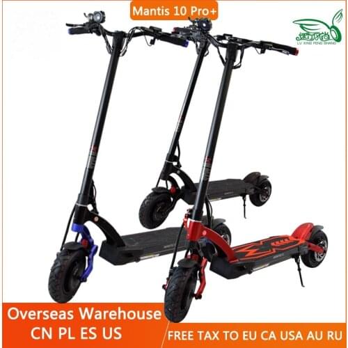 VAT Exemption KB Mantis10 Pro+ 1000W.2 Motor 10inch Electric Scooter Dual Drive 60V 24.5Ah Full Hydraulic Brak ABS Minimotors
