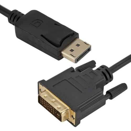DP Display-port Displayport to DVI cable 1.8M DP to DVI adapter cable converter Displayport in to DVI out for HP Dell Asus