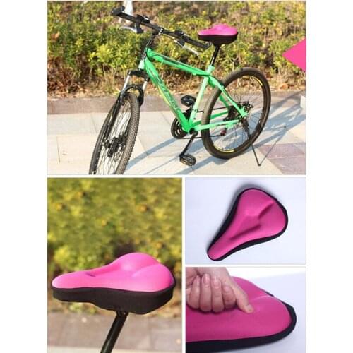 Bicycle Saddle Cover Silica Gel Bicycle Parts Seat Mat Comfortable Cushion Soft Seat Cover for Bike Soft Seat Cover