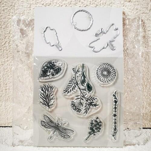 Panalisacraft vintage flower dragonfly Metal Cutting Dies And Stamps cut die scrapbooking Album Paper Card Craft Embossing