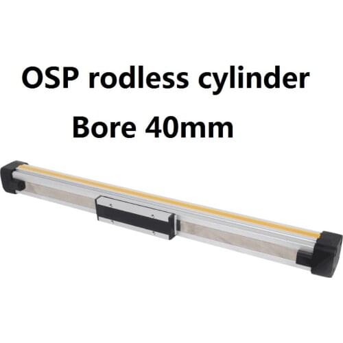 OSP40 OSP-P high speed Pneumatic Air Cylinder Bore 40mm Mechanical Joint Double Acting rodless cylinder OSP-P40-100 OSP-P40-200