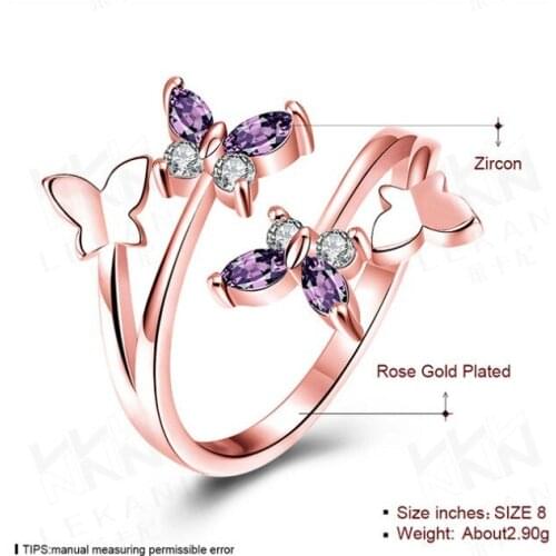 YUEDE Rings With Crystals