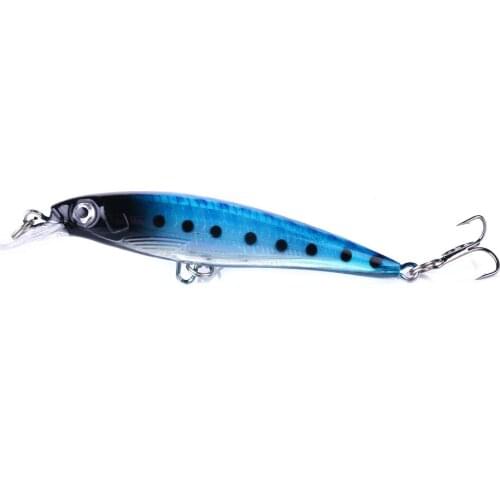 YUZI 8.2cm 7g Fishing Lure Minnow Lure 3D Eyes Plastic Hard Bait Pesca Isca Artificial Jig Wobblers Crankbait Fishing 1pcs