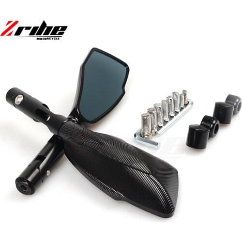 FOR 1Pair Universal Motorcycle Backup Rearview Mirrors accessories Rear View Mirror For bmw r1200gs F800GS Adventure K1300 S