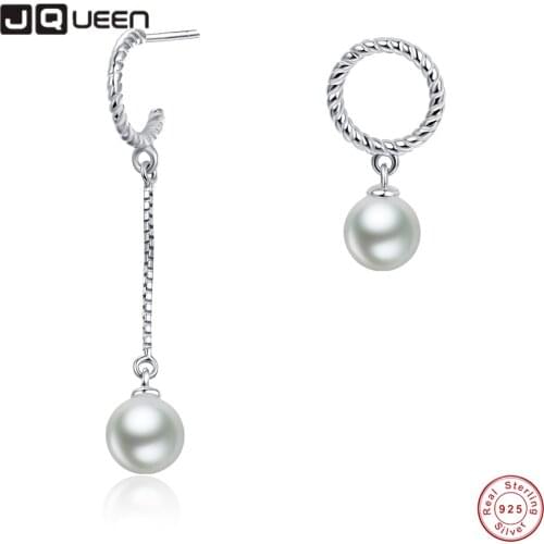 2021 New Women Top Quality S925 Sterling Silver Irregular shell Beads stud Earrings Fashion Jewelry Valentines Day Gift