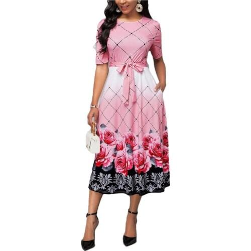 Woman Dress 2021 Spring Summer Elegant Sexy Floral Print Banquet Long Party Dress Casual Plus Size Slim Ball Gown Maxi Dresses