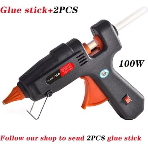 100W 150W Hot glue gun family DIY industrial manufacturing use 11mm glue stick pure copper nozzle