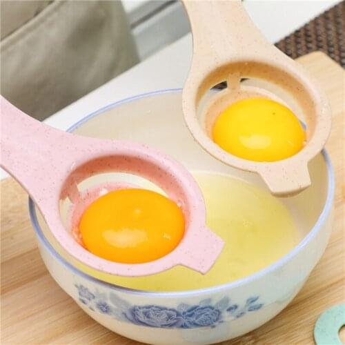 4 Color Plastic Egg Separator Egg Yolk Filter Egg Yolk Sieving Egg Tool Egg Sorter Cooking Gadgets Household Kitchen Gadgets