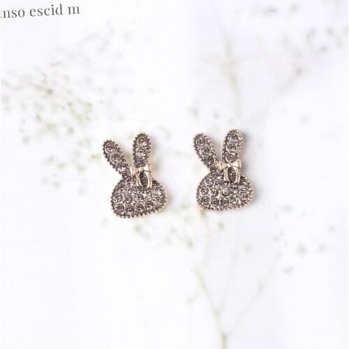 5PCS DIY Hair Trim with Vintage Mouse Alloy Half-Face Diamond and Pearl Disc Clasp Accessories embellishments for clothing