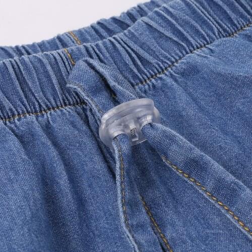 50Pcs Plastic Cord Lock End Toggle Double Hole Spring Stopper Sliding Fastener Buttons for Drawstrings Bags Shoelaces Clothing