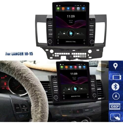 9.7 inch vertical screen navigation Android MP5 WIFI car navigation 1+16GB for Mitsubishi LANCER 2010-2015