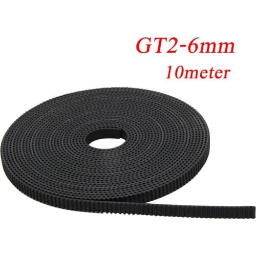 3D printer accessories HE3D Synchronous belt GT2 conveyor belt length 10 m width 6 mm