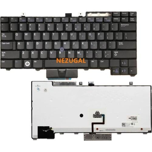 US keyboard for Dell Latitude E6400 E6410 E5500 E5510 E6500 E6510 for Precision M2400 M4400 With backlight