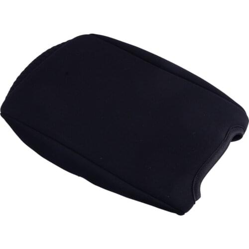 Black Neoprene Center Console Cover Armrest Pad Cover Protector fit for Jeep Wrangler JL JLU Gladiator JT