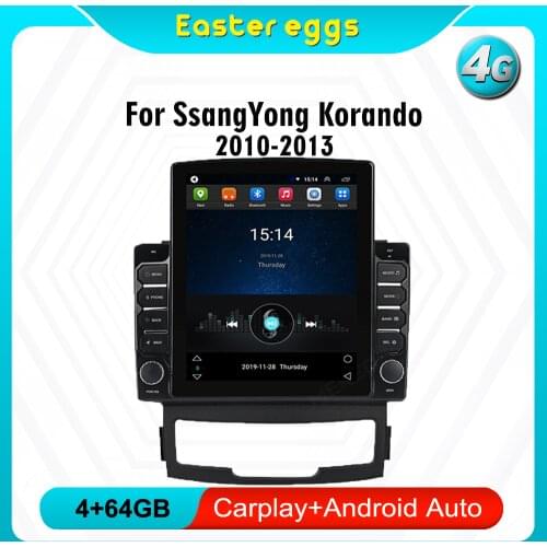 Eastereggs For SsangYong Korando Actyon 2010 - 2013 2Din 9.7" Tesla screen Android Car Multimedia player Auto GPS Navigator WIFI