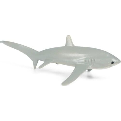 Long Tailed Shark Figure Collectible Toys Sea Animal Action Figures Kids Animal Solid Static Model Toys