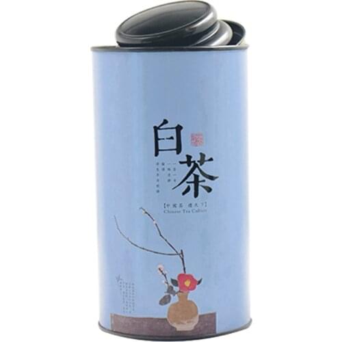 Xin Jia Yi Packaging Vintage With Cover Tea Caddy Box Storage Round Dried Fruit Tin Container Metal Material Olive Oil Tin Can
