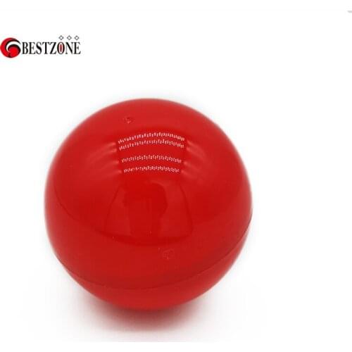 Beautiful Red Empty Plastic Capsules Toy 100 Pcs/Lot Diameter 75 MM 3" Sphere Container For Vending Machine