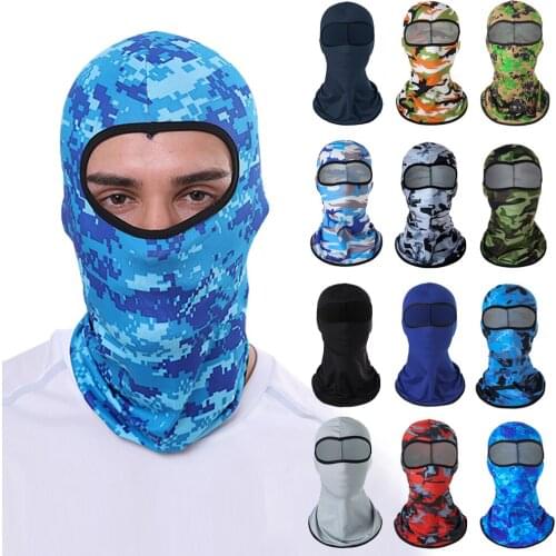 Tactical Camouflage Balaclava Full Face Mask CS Wargame Army Hunting Cycling Sports Helmet Liner Cap Military Multicam CP Scarf