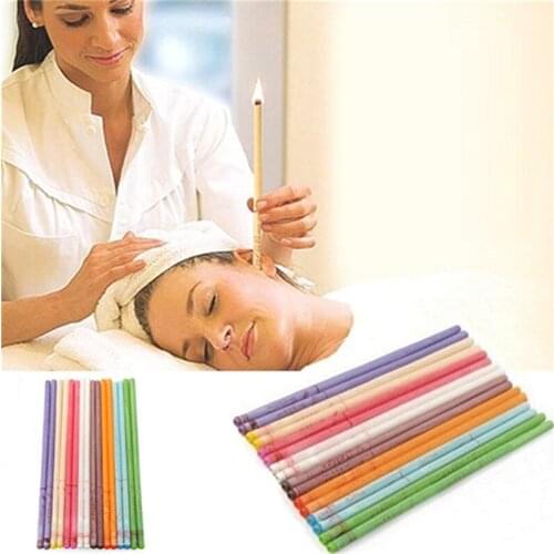 Hot! 10Pcs/Set Ear Cleaner Wax Removal Ear Candles Treatment Care Healthy Hollow Cone Hot