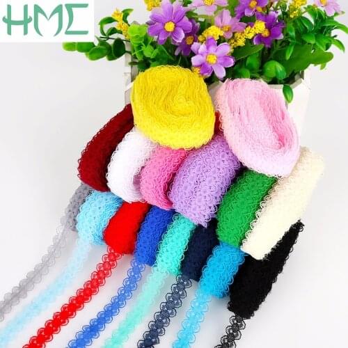 Wholesale High Quality 5 yards lace ribbon, gems pattern width 15mm, DIY jewelry, clothing, wedding party decorations Hot Sale