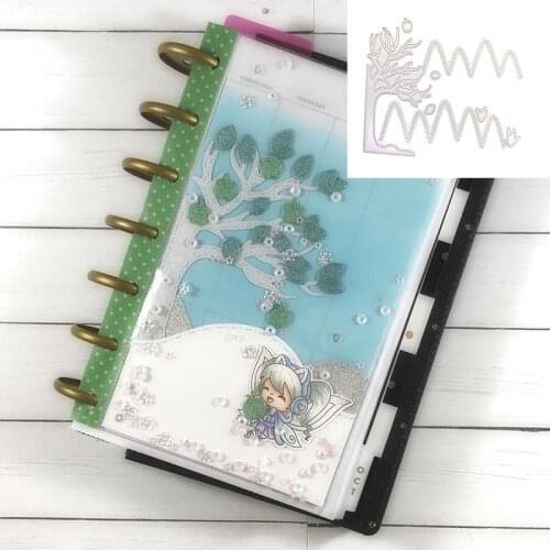 Julyarts Scrapbooking Cutting Dies 8pcs/set Apple, Tree, Fruit Cards Paper Metal Cutting Dies Machine