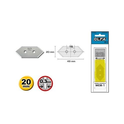 OLFA MCB-1 5 blades mat cutter Other Utilities Blade cutting MC-45 Genuine for MC-45 MC-45/2B MC-45/DX