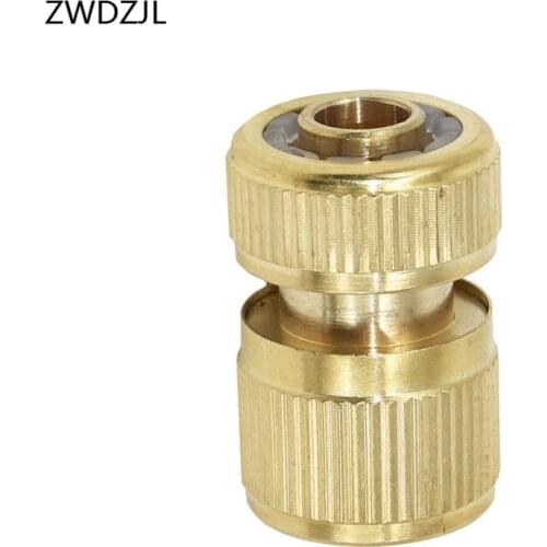 Irrigation 1/2 hose Quick Connector Brass Garden tap Garden Irrigation CAR WASH 16mm hose Connector adapter 6pcs