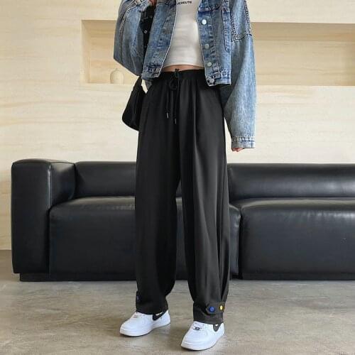 Fashion Men Woman Harem Pants Hip Hop Streetwear Pants Man 2021 Jogging Pants Elastic Waist Casual Sweatpants Loose Trousers