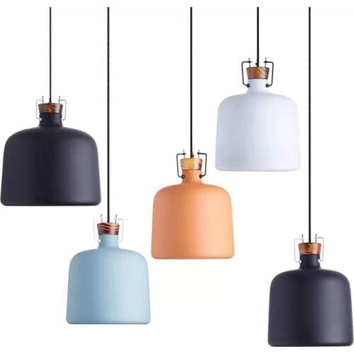 Nordic Wood Hanging Lamps Kitchen Dining Room Pendant Light Fixture Luminaire Restaurant Shop Bar Decoration Lighting Luminaire