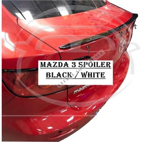 For MAZDA 3 SEDAN Spoiler 2003-2021 Auto Accessory Universal Spoilers Car Antenna For Car Styling Sill Diffüser Mud Flaps Rear