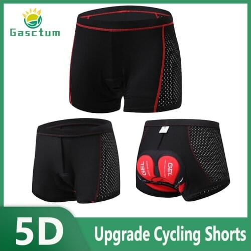 Upgrade Breathable Cycling Shorts Cycling Underwear 5D Gel Pad Shockproof Bicycle Underpant MTB Road Bike Underwear Man Shorts