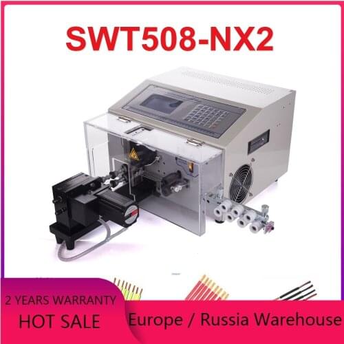 SWT508-NX2 Computer automatic wire strip Peeling Stripping Cutting Machine for 0.1-4.5mm2 with single or double wires