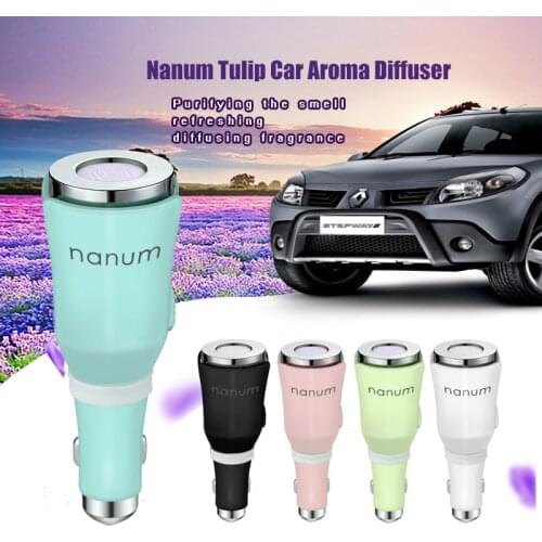 New Fragrant diffuser Humidifier Ultrasonic Mini USB Fogger LED Purifier Aromatherapy Essential Oil Diffuser Car air freshener