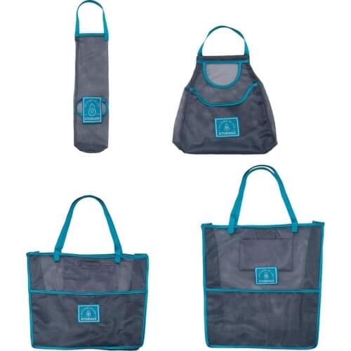 Breathable ing Mesh Bag Kitchen Storage Holder Bags for Potatoes Garlics