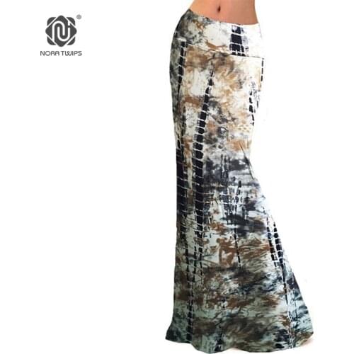 2019 Spring Summer Long Skirt Women Package Hip Skirts Sexy Striped Maxi Nightclub Party Skirts Slim Mermaid Skirts Large Size